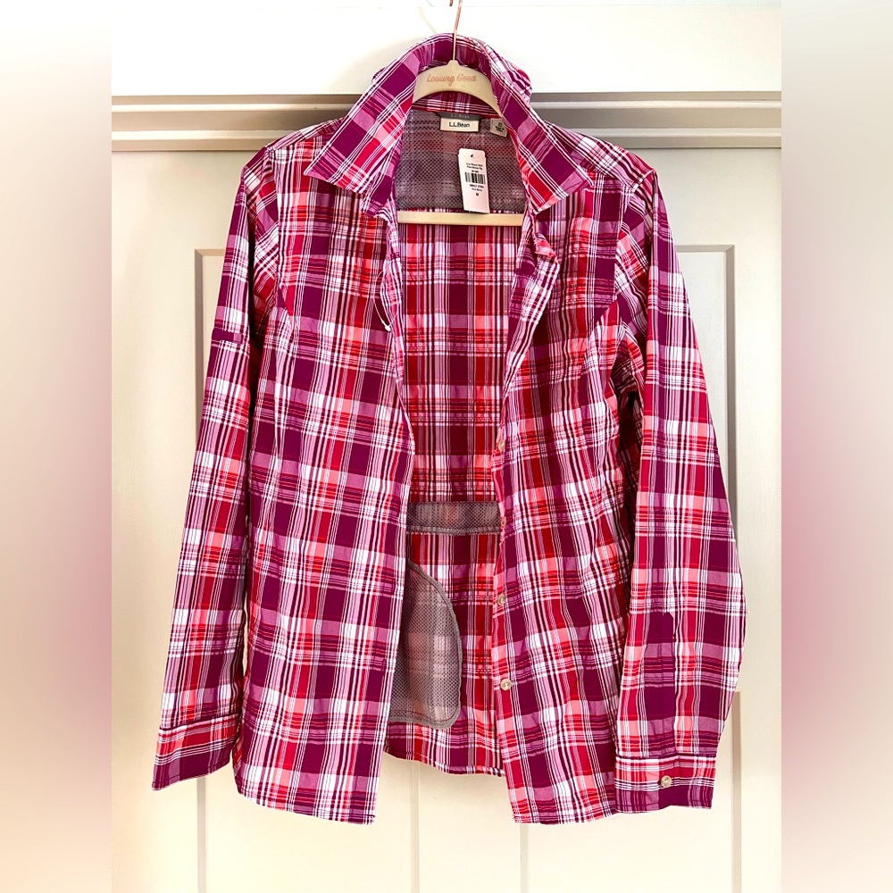 LL Bean, size Medium, Cool Weave shirt.